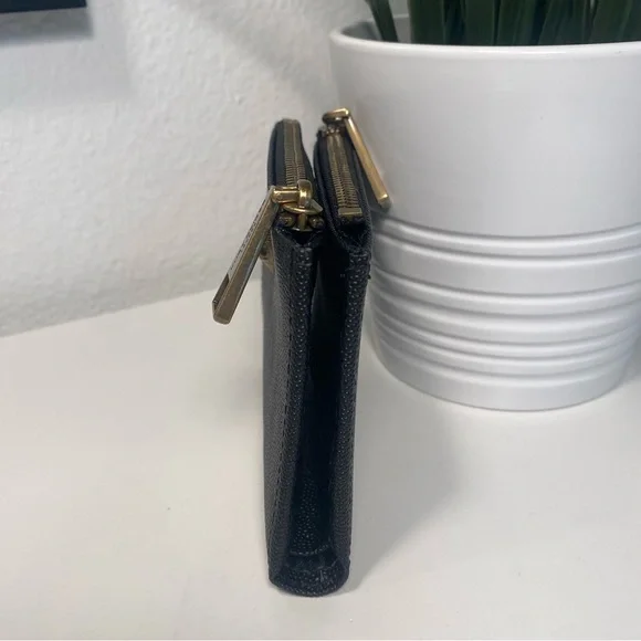 NIB Kurt Geiger Caviar Embossed Leather Mini Wallet - Picture 6 of 14